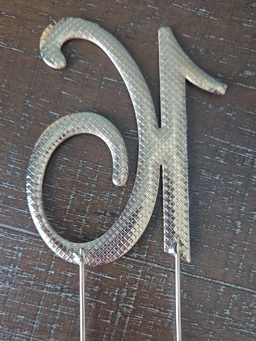 '16th' Birthday Cake Topper Decoration, Crystal Rhinestone Gold Color Metal, NWT